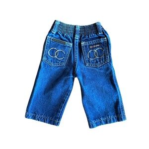 Vintage Oleg Cassini Classic Blue Infant Jeans size 12 Months